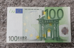 European Union 100 Euro Banknote 2002 Rare U Series France 100€ 2002 - 100 Euro