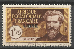 AEF N° 120 Fance Libre  NEUF** LUXE SANS CHARNIERE  / Hingeless / MNH - Unused Stamps