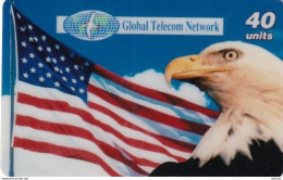 USA - Eagle And Flag, GTN Prepaid Card 40 Units, Used - Autres & Non Classés