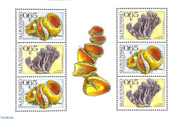 Slovakia 2017 Mushrooms M/s, Mint NH, Nature - Mushrooms - Nuovi