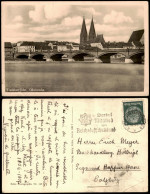 Ansichtskarte Frankfurt (Oder) Oderbrücke Und Stadt 1937 - Frankfurt A. D. Oder