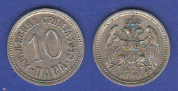 Serbia 10 Para 1912 Serbie Nickel Coin - Serbien