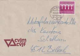 Motiv Brief  "CVJM CVJF"  Aarau          1985 - Covers & Documents