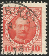 312 Danish West Indies Frederic VIII 1907 10 Ore Rouge Red (DWI-46) - Danish West Indies