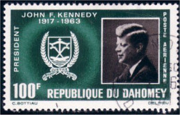 294 Dahomey 100 F Kennedy (DAH-5) - Kennedy (John F.)