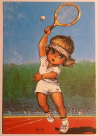 TENNIS / TENNISMAN - Illustrateur Michel THOMAS / GAMINS - A La Manière De BORG - Tennis