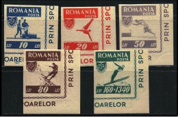 ● ROMANIA 1946 ֎ SPORT ● N. 916 / 20  ** ● NON DENTELLATI  ● Serie Completa D'angolo ● Cat. ? € ️● Lotto N. 1295 ️● - Nuovi