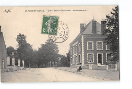 AUBIGNY - 32 - Entrée Des Grands Jardins - Ecole Maternelle - EM - Très Bon état - Aubigny Sur Nere