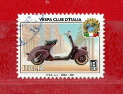 Italia °- 2024 - VESPA CLUB D'ITALIA   B 50g  .  Usato. - 2021-...: Used