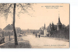 AUBIGNY SUR NERE - 917 - Entrée Route D'Argent - Très Bon état - Aubigny Sur Nere