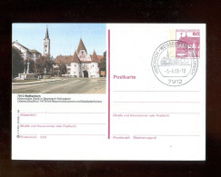 BUNDESREPUBLIK DEUTSCHLAND - 1984, Bildpostkarte Mit Bild Und Stempel "WEISSENHORN" (B2354) - Bildpostkarten - Gebraucht