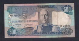 Angola 500 Escudos 1972 P-102 VG+ - Angola