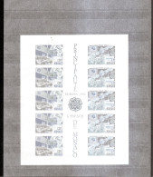 Monaco - Europa 1991 ( BF 52 Non Dentelé XXX -MNH - Cote YT : 390 Euros) - Blocks & Sheetlets