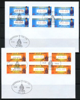 BELGIQUE (2004) First Day Covers ATM Amiel - LEODIPHILEX - Tchantchès, Puppet - Perron, Fountain Liège - Covers & Documents