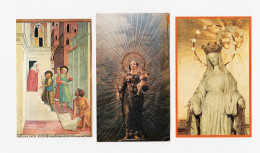 3 Images Pieuses Grande Neuvaine De L'Immaculée Conception Prière ND Des Lumière - Religione & Esoterismo