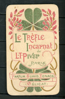 CALENDRIER 1902 FORMAT DE 6X10 CM  DISTRIBUÉ PAR "PARFUM, LE TRÈFLE INCARNAT" - - Tamaño Pequeño : 1901-20