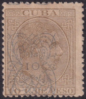 Cuba 1883 Sc 110 Ed 84.II MH* Streaky Gum - Cuba (1874-1898)