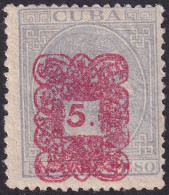 Cuba 1883 Sc 112 Ed 74A MNH** Gum Bubbling - Cuba (1874-1898)