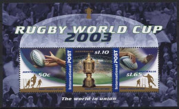 Australien 2003 Rugby-Weltmeisterschaft Block 51 Postfrisch (C24153) - Blocks & Sheetlets