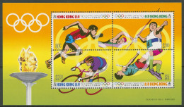 Hongkong 1992 Olympiade Barcelona: Sportarten Block 21 Postfrisch (C30070) - Blocs-feuillets