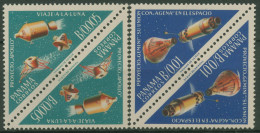 Panama 1964 Raumfahrt Apollo Gemini Kehrdruckpaare 724/25 KD Postfrisch - Panamá