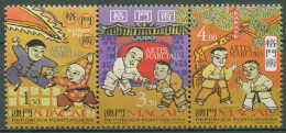 Macau 1997 Asiatische Kampfsportarten 943/45 ZD Postfrisch - Unused Stamps
