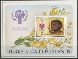 Turks- Und Caicos-Inseln 1979 Jahr Des Kindes Block 15 Postfrisch (C94659) - Turks & Caicos