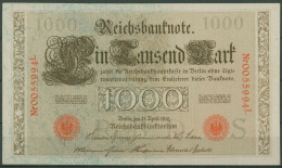 Dt. Reich 1000 Mark 1910, DEU-40c Serie S/L, Fast Kassenfrisch (K1538) - 1000 Mark