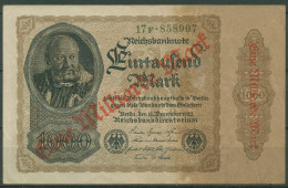Dt. Reich 1 Milliarde Mark 1923, DEU-126b FZ F, Leicht Gebraucht (K1155) - 1 Mrd. Mark