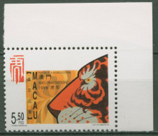 Macau 1998 Chinesisches Neujahr Jahr Des Tigers 946 Ecke Postfrisch - Unused Stamps