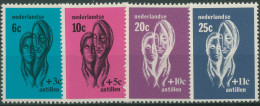 Niederländische Antillen 1967 Kulturelle Fürsorge Frauenbild 179/82 Postfrisch - Curazao, Antillas Holandesas, Aruba