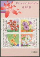 Macau 1991 Blumen Und Gärten Block 17 Postfrisch (C26640) - Unused Stamps