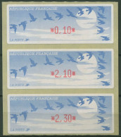 Frankreich ATM 1990 Satz 3 Werte Im Streifen !! ATM 11.2 B S Postfrisch (R17458) - 1985 Carta « Carrier »