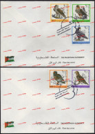 1998 PALESTINIAN AUTHORITY PALESTINE FAUNE OISEAUX PROIE 84-88 PREY EAGLES BIRD BIRDS VOGELS VÖGEL OISEAUX PAJAROS AVES - Palästina