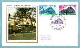 FDC France 1978 - Conseil De L'Europe 1978 - YT 58 Et 59 - 67 Strasbourg - 1970-1979