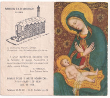 Calendarietto - Parrocchia S.m. Di Monserrato - Catania - Anno 1964 - Klein Formaat: 1961-70