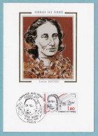 Carte Maximum 1986 - Hommage Aux Femmes - Louise Michel - écrivain - YT 2408 - Paris - 1980-1989