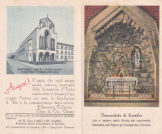 Calendarietto - Santuario - Opera Immacolata Di Lourdes Di Conegliano - Treviso - Anno 1953 - Small : 1941-60