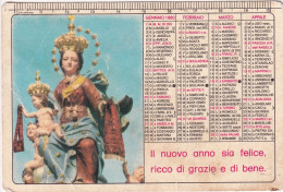 Calendarietto - Santuario Del Carmine - Palmi- Anno 1980 - Formato Piccolo : 1971-80