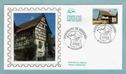 FDC France 2003 - Portraits De Régions - Maison Alsacienne - YT 3596 - 58 Riquewihr - 2000-2009