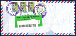 J20- Postal Used Cover. Posted From Pakistan To England. UK. Eve Of Bio-Diversity Day. Ratan Jot Flower. Jinnah. - Pakistan