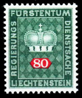 LIECHTENSTEIN DIENSTMARKEN 1968 Nr 52 Postfrisch X2A6982 - Official