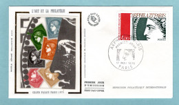 FDC France 1975 - Arphila 75 - Cérès - YT 1833 - Paris - 1970-1979