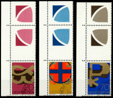 LIECHTENSTEIN 1967 Nr 482-484 Gestempelt ECKE-OLI X6E93DA - Used Stamps