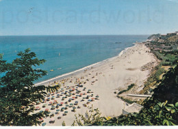 CARTOLINA  TROPEA VIBO VALENTIA CALABRIA SPIAGGIA DEL CONVENTO VIAGGIATA 1983   Y7 - Vibo Valentia