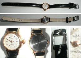 Rare Ancienne Montre Bracelet Mécanique Femme, LIMA Antichoc - Watches: Old