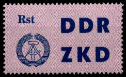 DDR DIENST LAUFKONTROLLZETTEL Nr 13 Postfrisch X8D793E - Autres & Non Classés