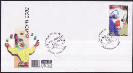 Europa CEPT 2002 Malte - Malta FDC Y&T N°1186 - Michel N°1216 - 16c EUROPA - 2002