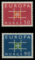 NORWEGEN 1963 Nr 498-499 Postfrisch X933C1E - Unused Stamps