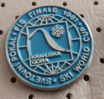 Kranjska Gora Pokal Vitranc 1981 FIS World Cup In Skiing Slovenia Pin - Sports D'hiver